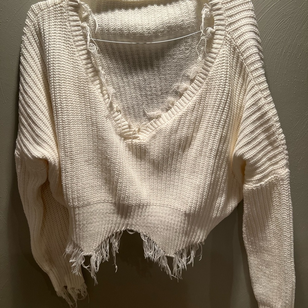 Cozy Cream Knit Sweater